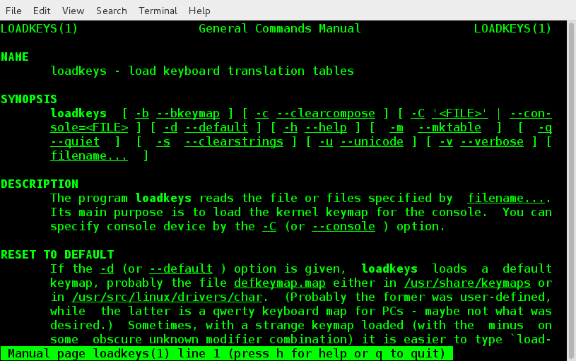 LoadKeys Man Pages