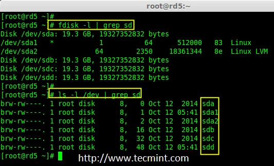Install mdadm Tool in CentOS