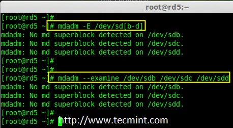 Examine Drives For Raid