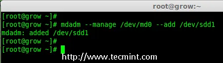Add Disk To Raid-Array