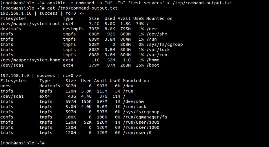 redirecting-output-ansible