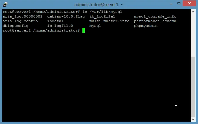 使用 tar 基于文件备份 MySQL