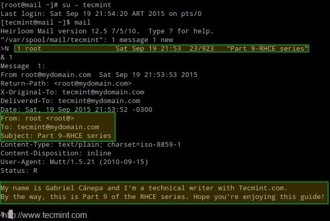 检查 Postfix 邮件服务器发送