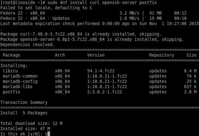 install dependencies gitlab fedora