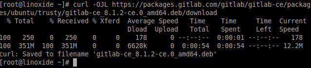 Downloading Gitlab Ubuntu