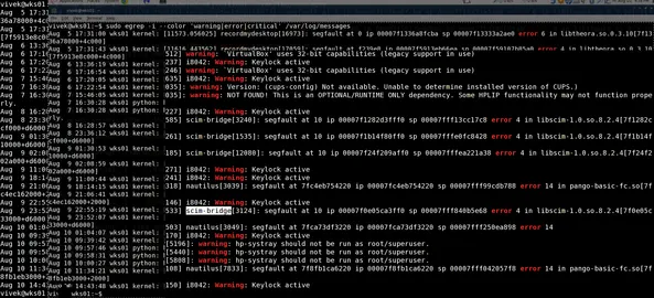 Fig.01: Linux / Unix egrep Command Search Multiple Words Demo Output