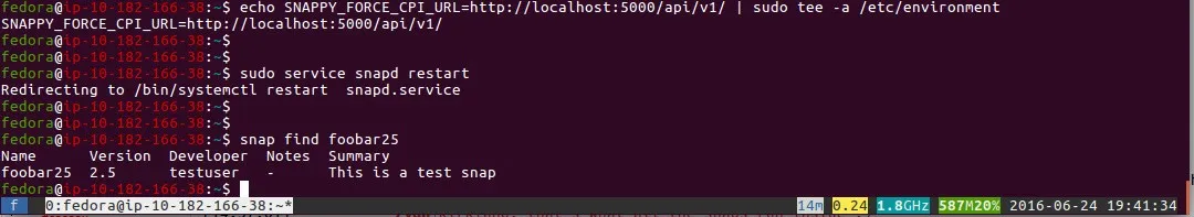 使用 snap 去查找软件包