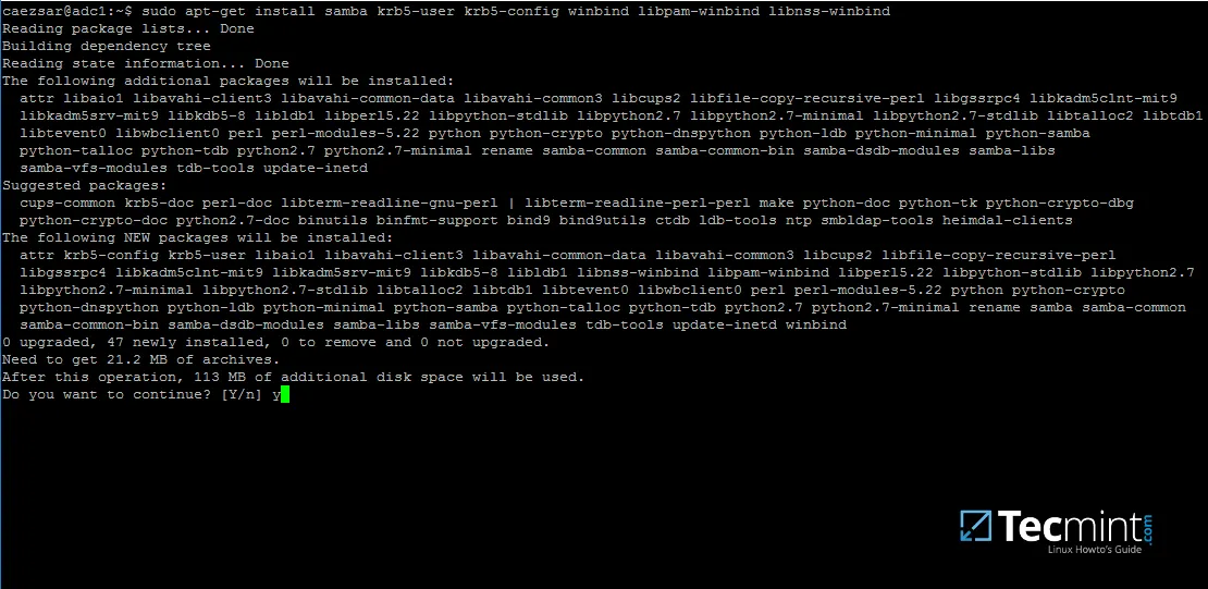 Install Samba on Ubuntu