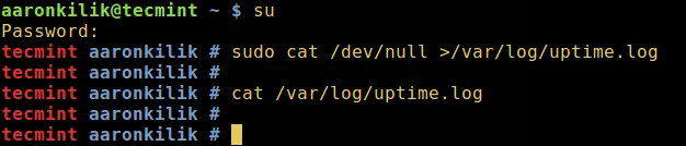 切换到超级用户