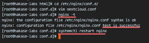 在 Nginx 中为 Nextcloud 配置虚拟主机