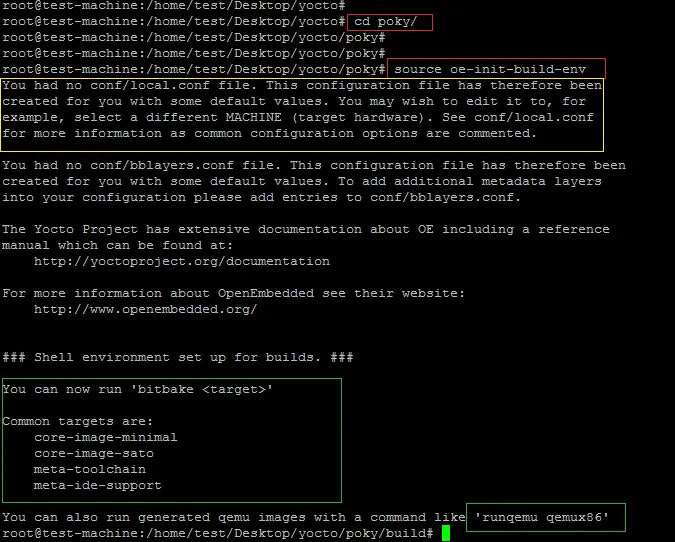 Prepare OE build environment