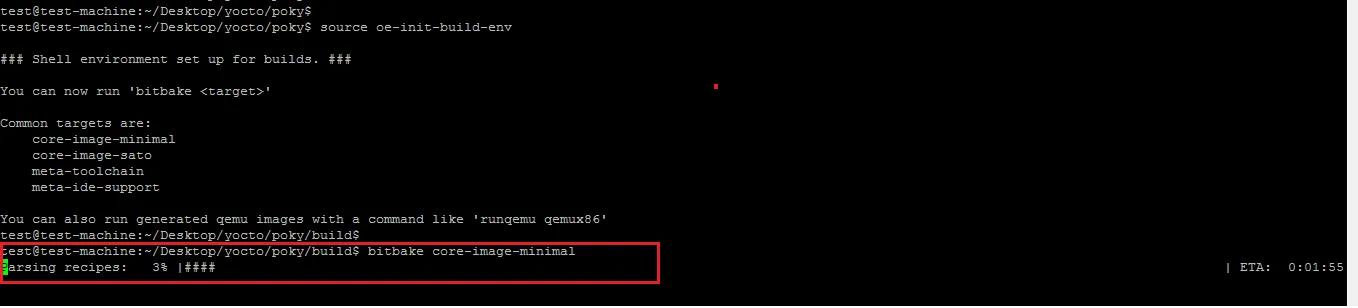 Parse the build recipes