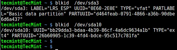 blkid - Find Filesystem Type