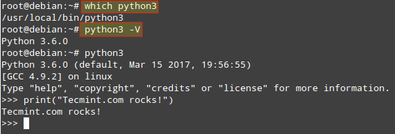 Check Python Version in Linux