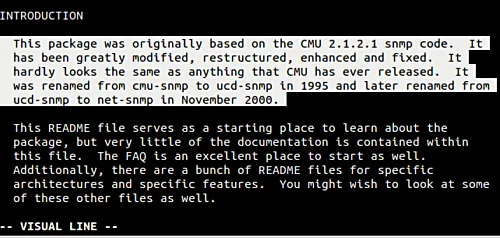 Select multiple lines with Vim