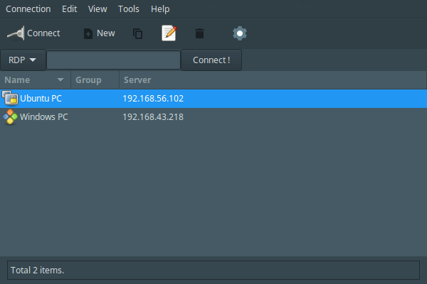 Remmina Desktop Sharing Tool