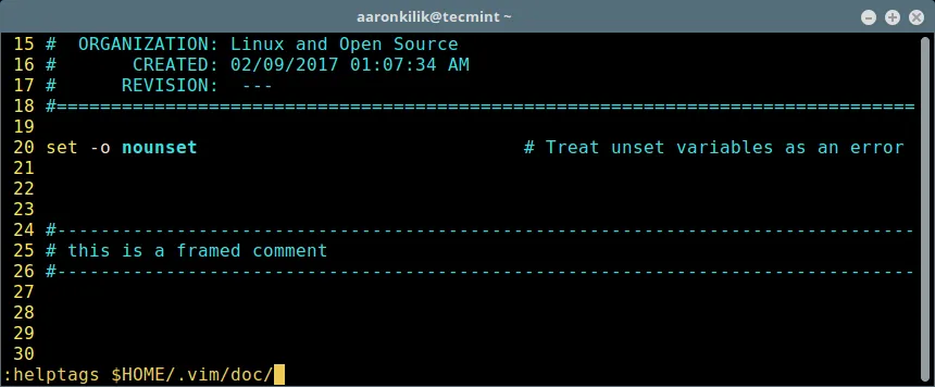 在 Vi 编辑器添加插件帮助