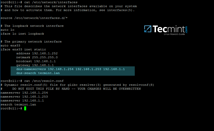 Configure Network Settings for AD