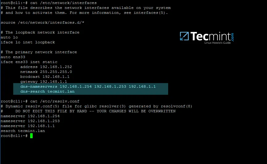 Configure Network Settings for AD