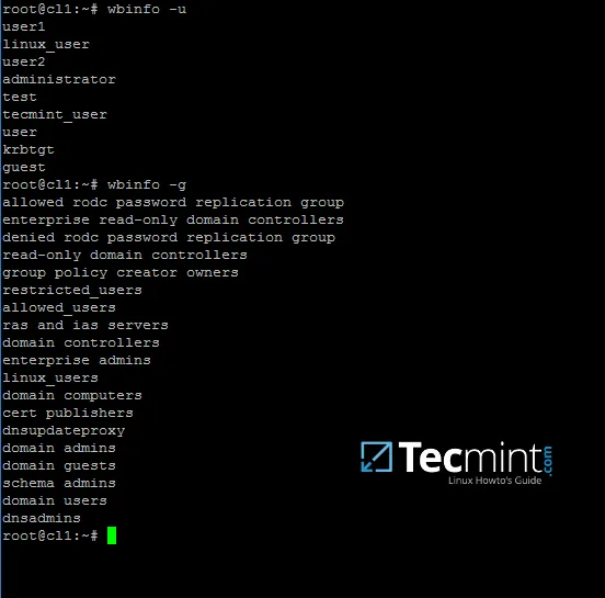 List AD Domain Accounts and Groups