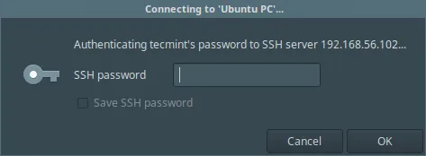 Enter SSH Password