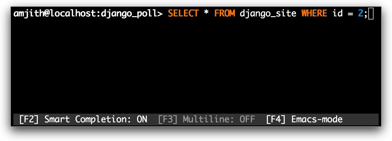 MySQL Syntax Highlighting