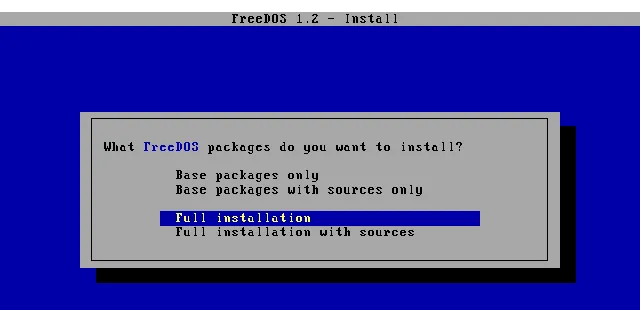 Selecting which packages to install
