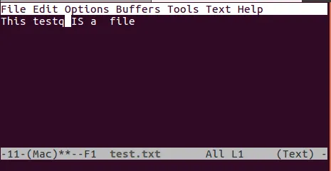 在 emacs 中打开文件