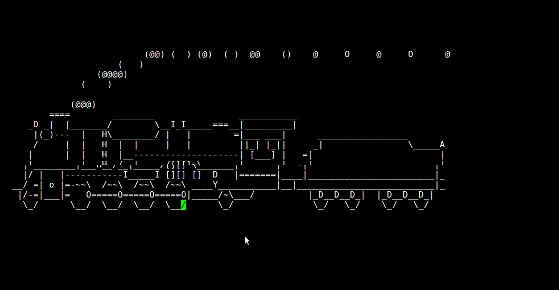 Linux / UNIX 桌面乐趣: 蒸汽机车