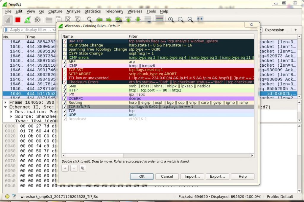 Packet-Colouring-Wireshark