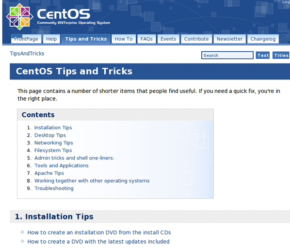 Centos Linux Wiki