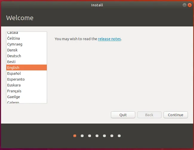 Select language in Ubuntu 选择 Ubuntu 的语言