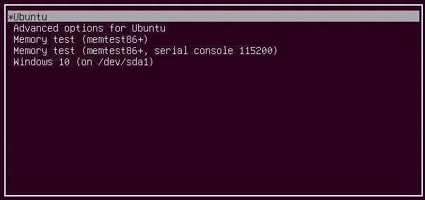 Chose which OS to use 选择操作系统