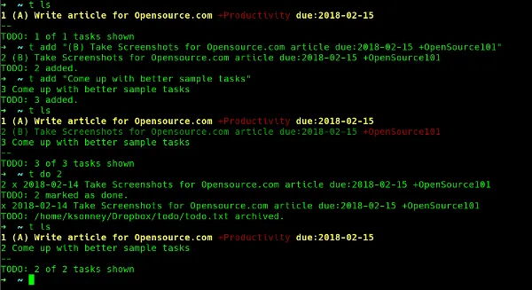 todo.txt screen todo.txt 截屏