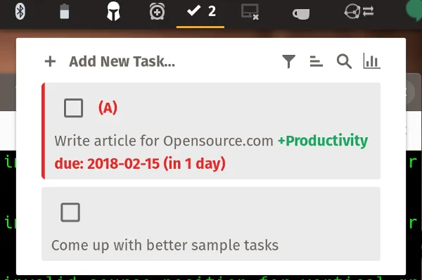 GNOME extensions in todo.txt GNOME extensions in todo.txt