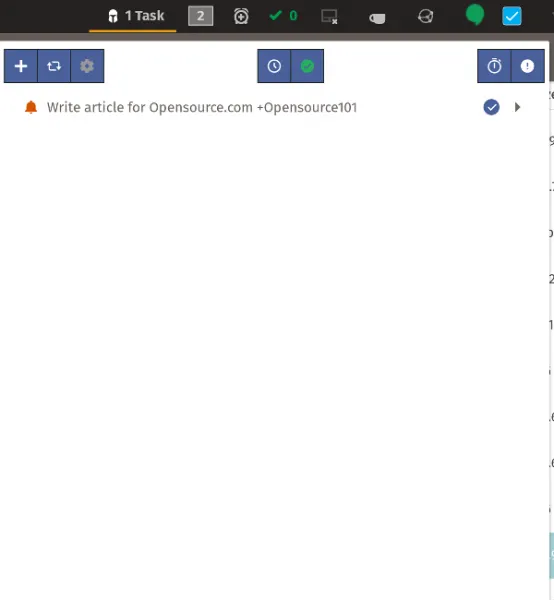 Taskwarrior on GNOME GNOME in Taskwarrior