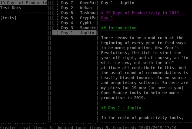 Joplin console version