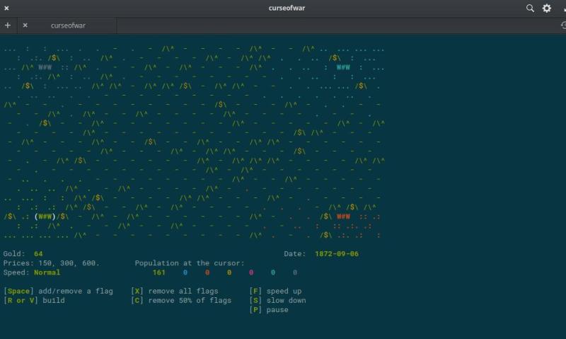 Curse of War ascii games