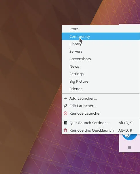 KDE Plasma Jump Lists KDE Plasma 的跳转列表