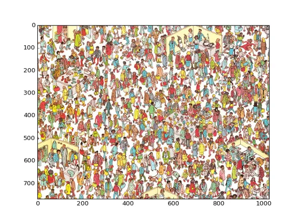 Finding Wally problem in Mahotas Finding Wally problem in Mahotas