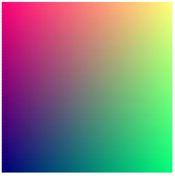 RGB cube slice RGB cube slice