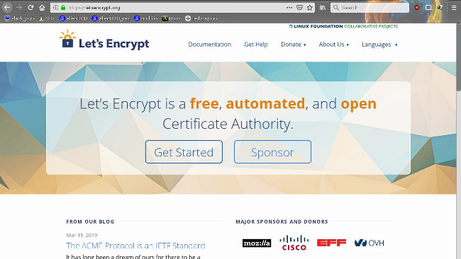 Let's Encrypt website