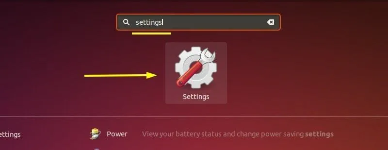 Applications Menu Settings