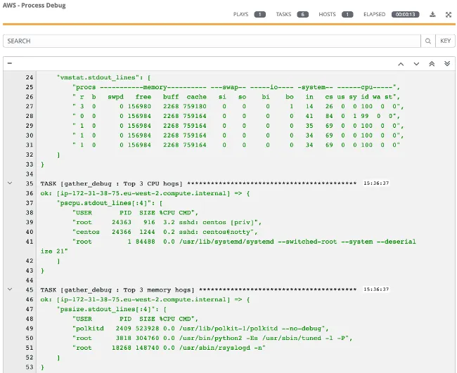 Debugging system performance