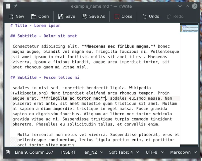Bold text in Markdown