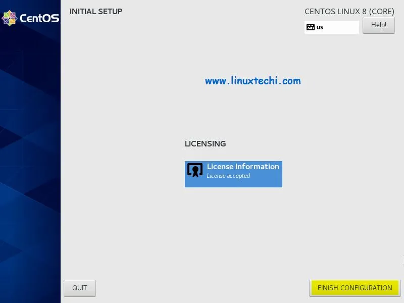 Finish-Configuration-CentOS8-Installation