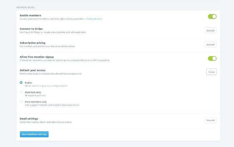 Ghost Subscription Model