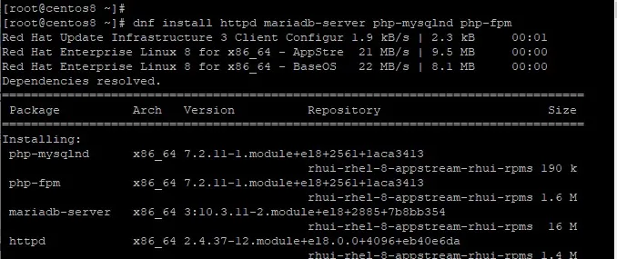 Install-LAMP-stack-CentOS8