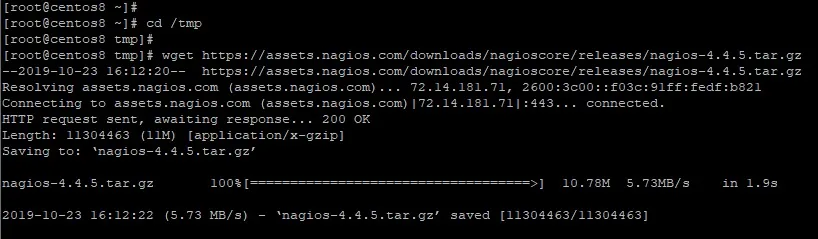 Download-Nagios-CentOS8