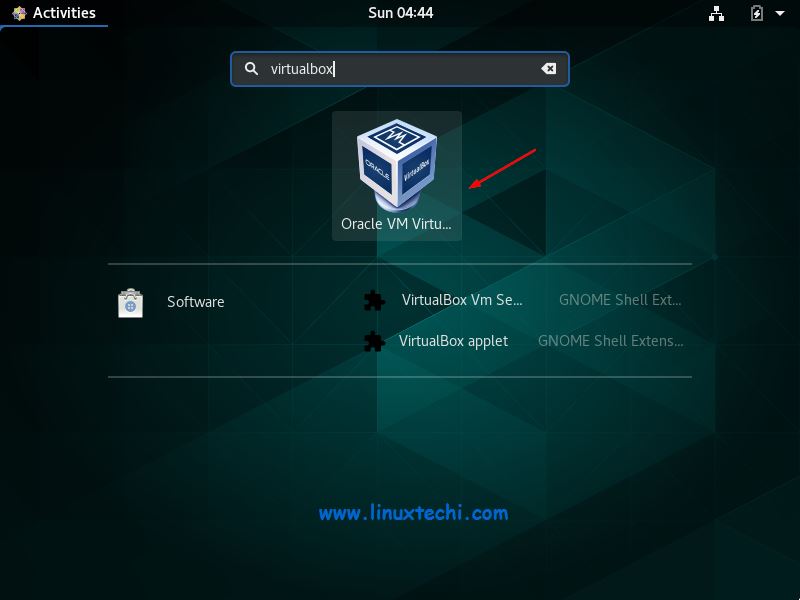 Access-VirtualBox-CentOS8